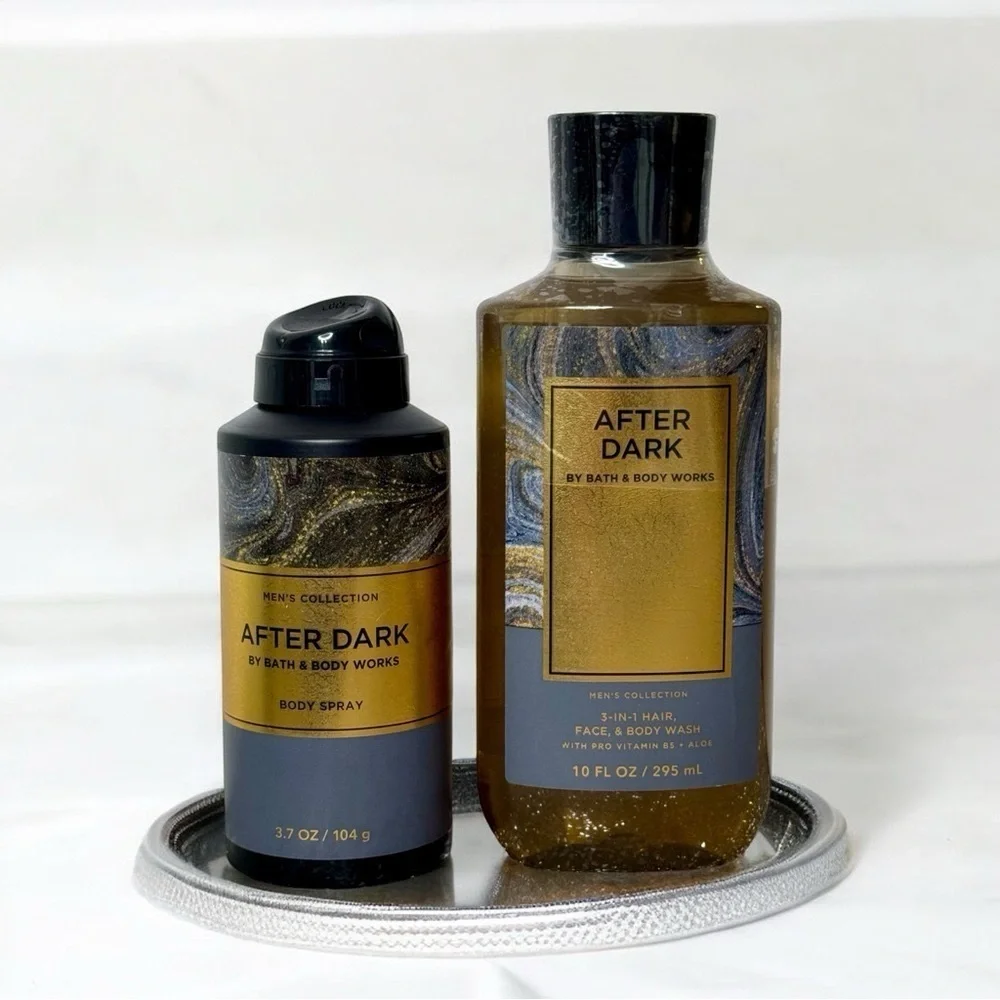Bath & Body Works After Dark Men’s Body Care Gift Set NWT